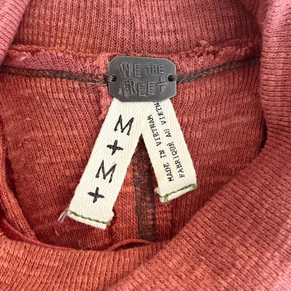 Free People We the Free Split Back Turtleneck
Long Sleeve in Burnt Orange - Picture 13 of 15